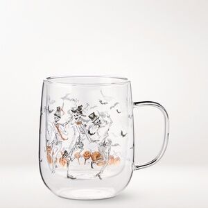 Williams Sonoma Haunted Hosts Double Wall Mugs Set of 2 BNIB